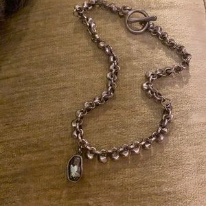 Uno de 50 necklace with stone